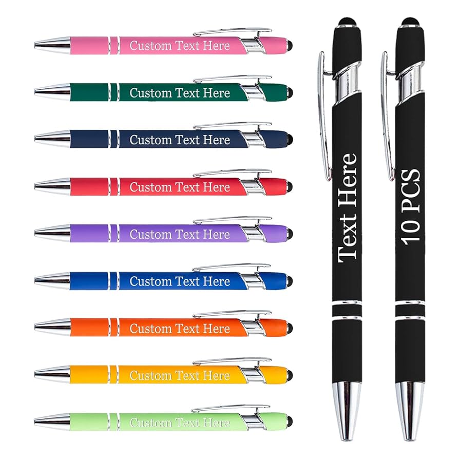 Custom Engraving Ballpoint Pens with Name Logo Message – Premium Gift Pen