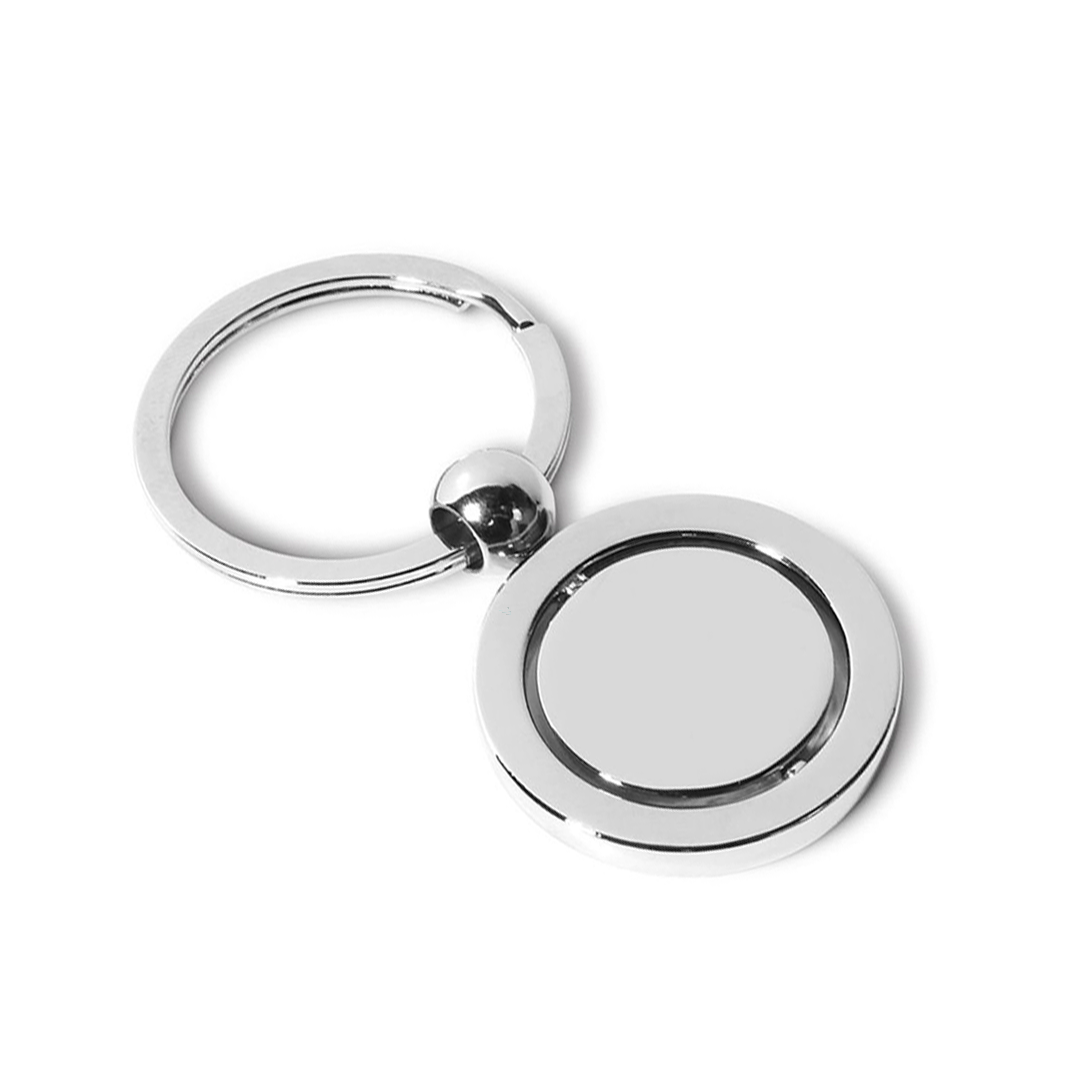 Personalized Engraved Metal Keychain – Custom Name or Logo