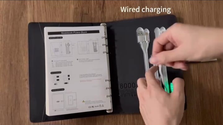 Smart Executive Diary | 8000mAh Power Bank | 64GB USB | Card & Passport Holder