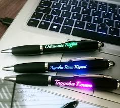 Customized LED Blinking Pen – Multi-Color Light with Name Engraving