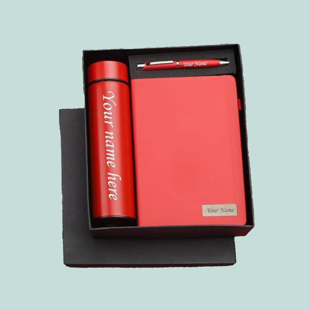 Premium Gift Set – Diary, Pen & Bottle Combo | Customizable