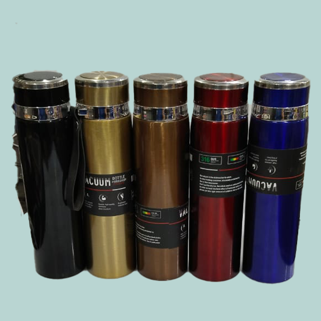 Premium Stainless Steel Vacuum Insulated Thermos Bottle | Hot & Cold Flask | 1000 ml