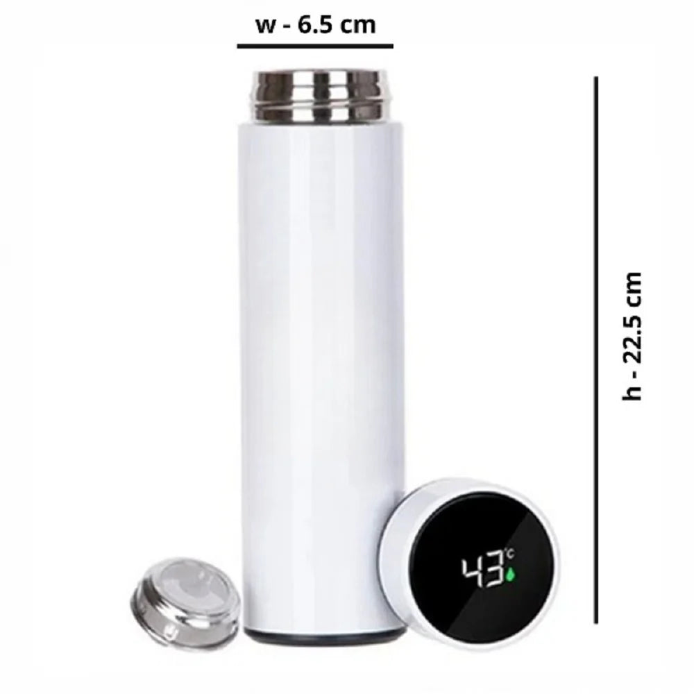 Smart Temperature Bottle – 500ml | Hot & Cold | LED Display