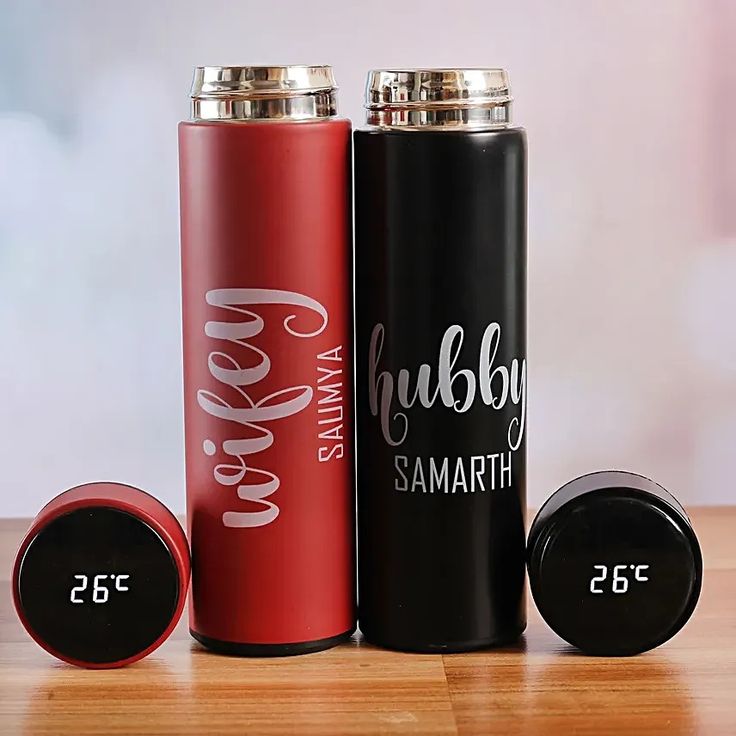 Smart Temperature Bottles 500ml – Customized with Name