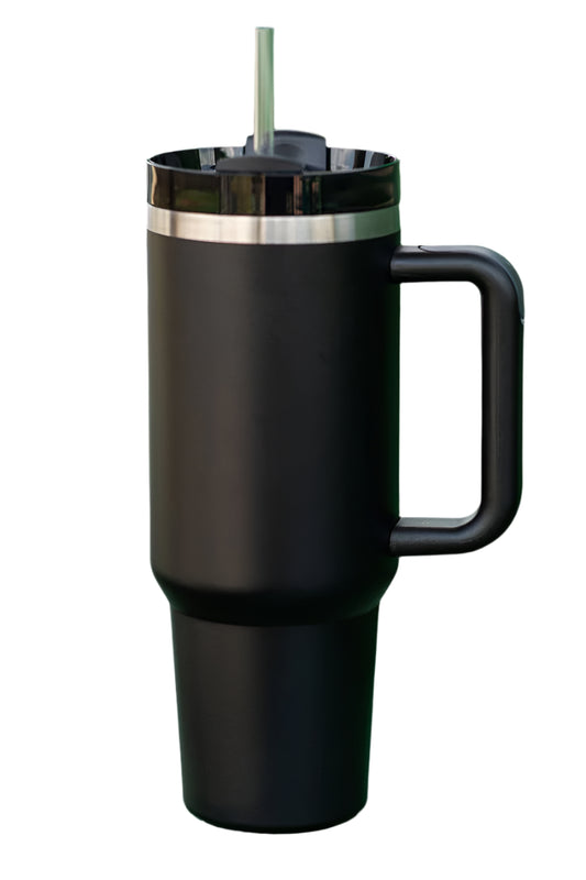 Double Wall Vacuum Tumbler, Stainless Steel Insulated Water Bottle, Stainless Steel Tumbler Cup with Lid Straw