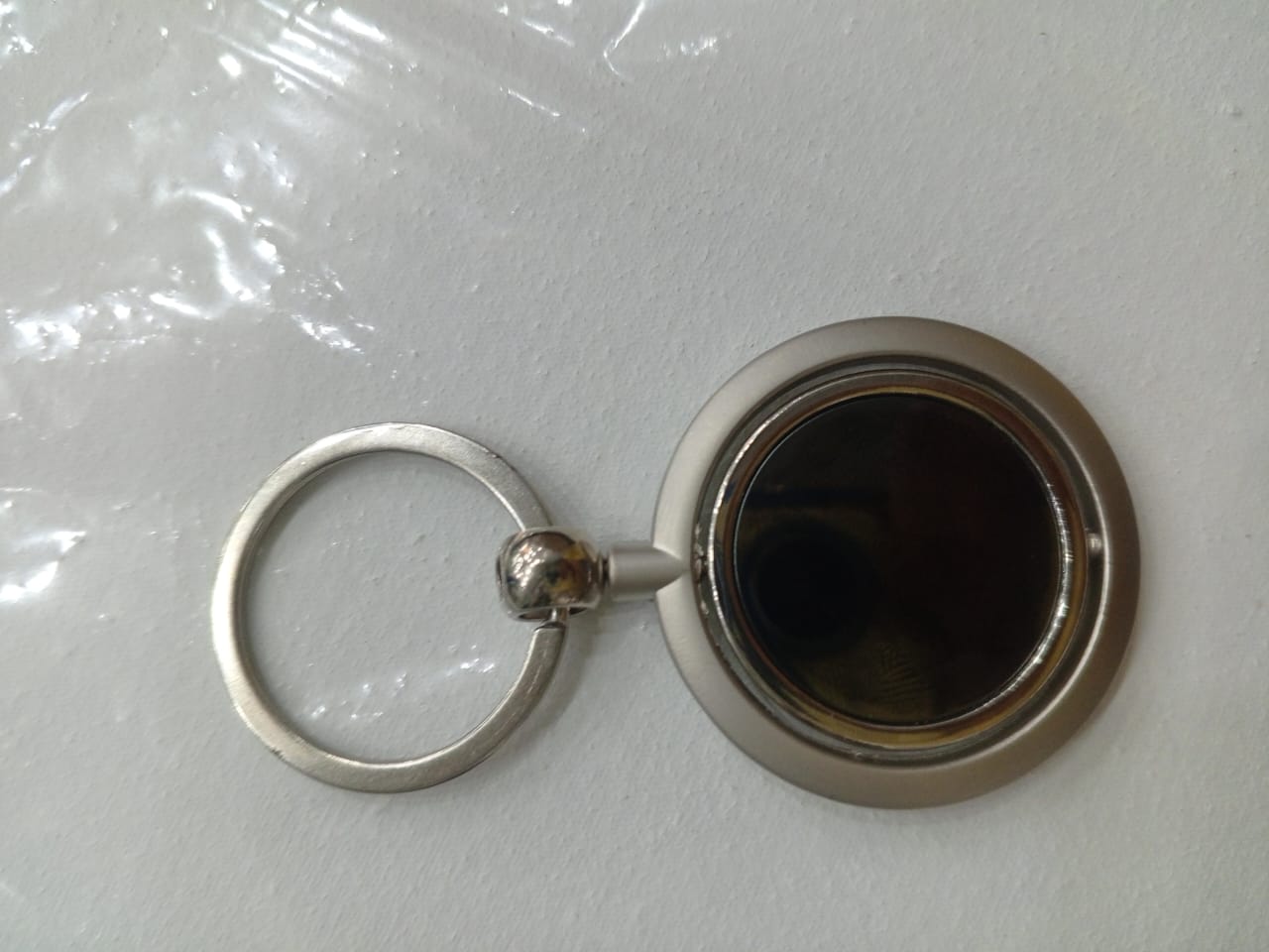 Personalized Engraved Metal Keychain – Custom Name or Logo