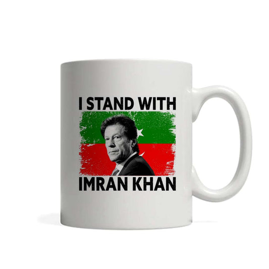 Custom Printed Mug – I Stand With Imran Khan