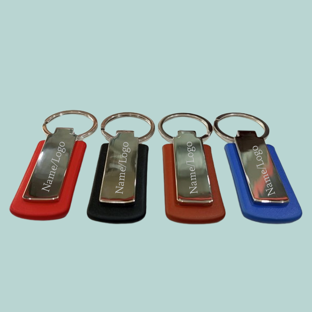 Premium Custom Engraved Metal Keychains – Name/Logo Personalization